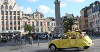 Lille Driving Tour by Convertible Citroen 2CV