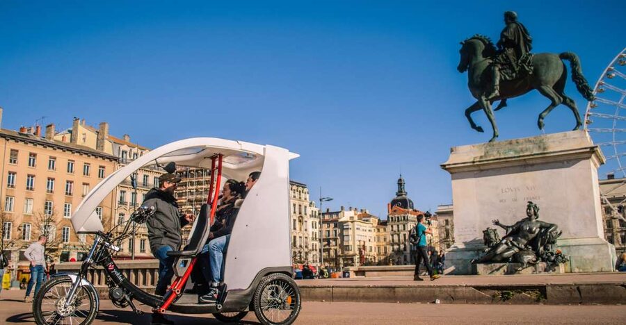 Lyon: Private Pedicab Tour of Top Landmarks & Hidden Gems - Starting at Place Bellecour