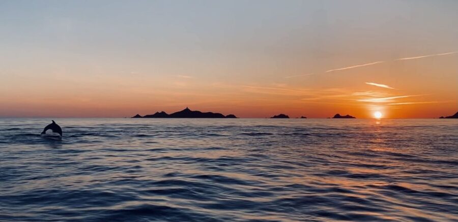 Magic Sanguinaires Sunset from Ajaccio/Porticcio – Aperitif - Leaving Ajaccio or Porticcio by RIB