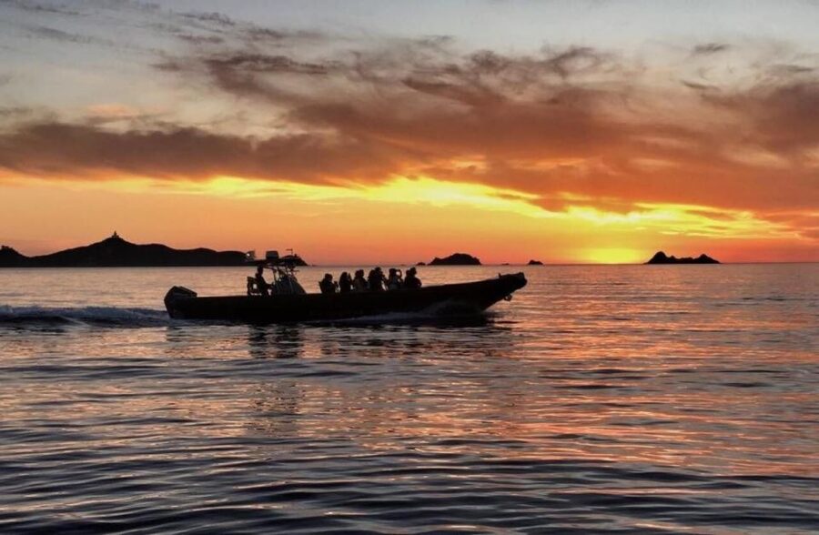 Magic Sanguinaires Sunset from Ajaccio/Porticcio – Aperitif - The Sanguinaires Archipelago up close