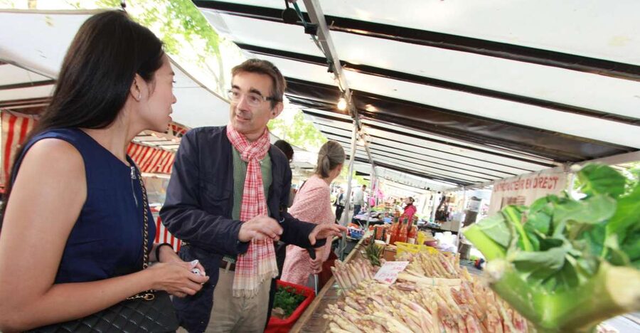 Market Visit and Cooking Class with a Parisian Chef - A French market lesson before the cooking starts