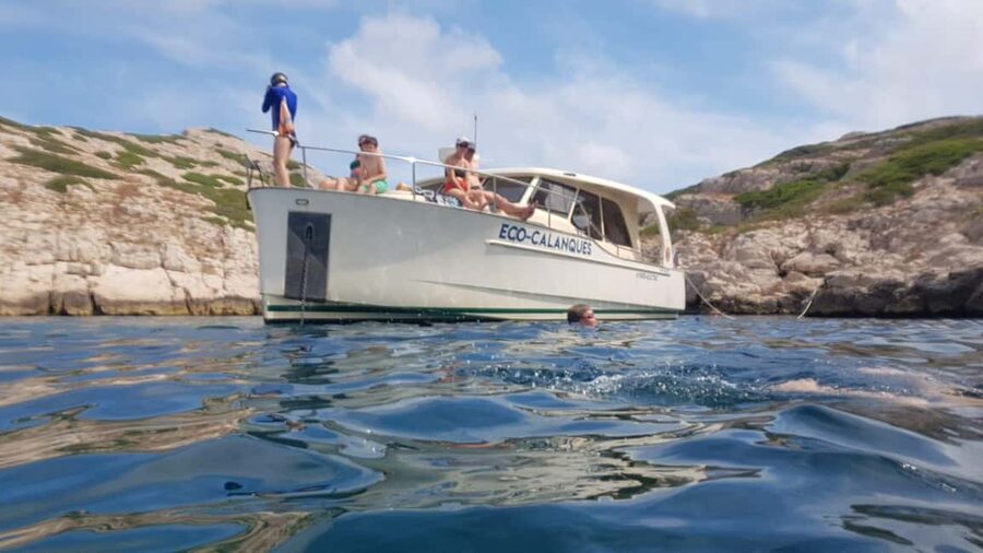 Marseille: Calanques National Park Boat Trip with Swimming - What the small boat feels like