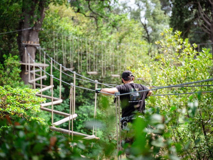 Marseille: Ecopark Adventures Treetop Adventure - How long to stay and what to eat
