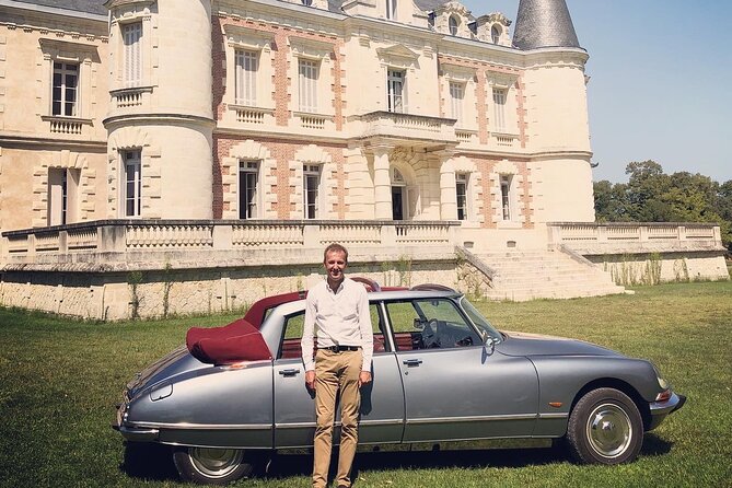 Médoc luxury wine tour aboard a Citroën DS Limousine Convertible - Champagne, canelés, and the small extras
