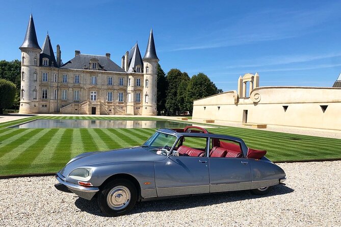 Médoc luxury wine tour aboard a Citroën DS Limousine Convertible - Margaux and the elegance of Château Margaux