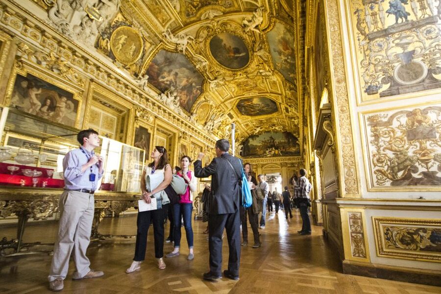 Mona Lisa & Louvre Masterpieces Tour with Reserved Access - The Louvre Pyramid and the opening orientation