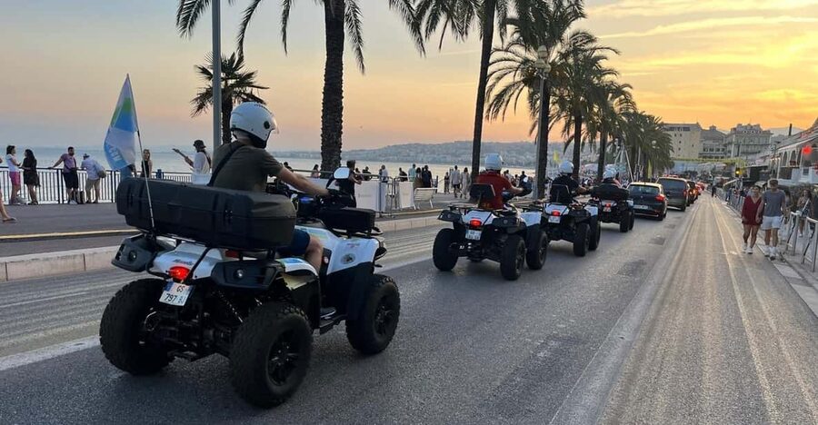 NICE BY ELECTRIC QUAD:panoramic tour from Nice - Starting at 7 Rue Longchamp