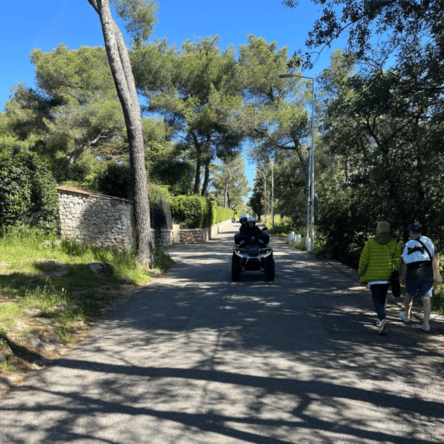 NICE BY ELECTRIC QUAD:panoramic tour from Nice - Climbing Mont Boron toward the best views