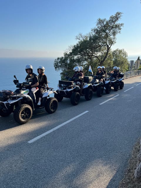 NICE BY ELECTRIC QUAD:panoramic tour from Nice - Choosing day, sunset, or night