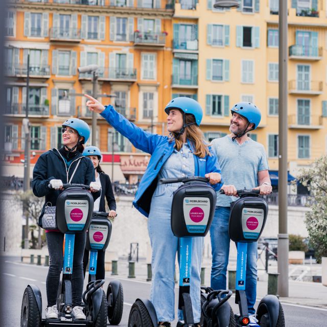 Nice: Guided Segway Tour - Along the seafront: La Chaise Bleue and Neuf Lignes Obliques