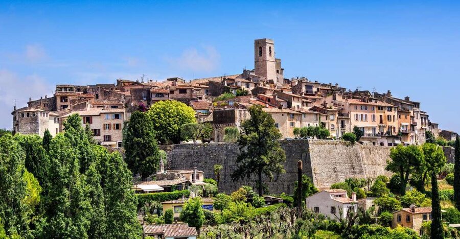 Nice: Half-Day Saint Paul de Vence and Wine Tasting Tour - The drive inland from Nice