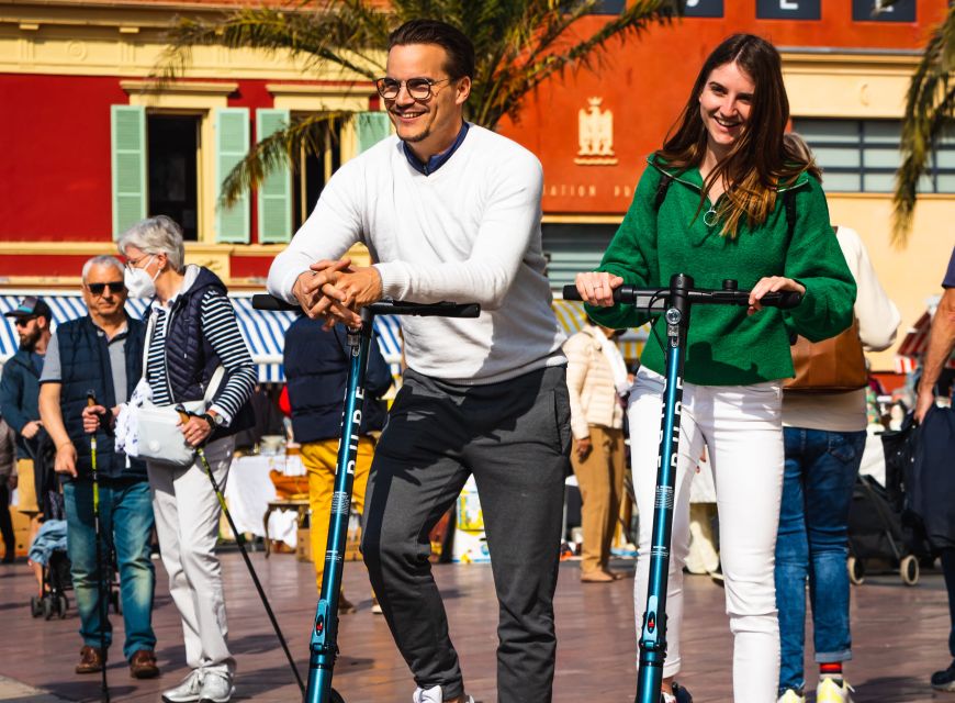 Nice: Must-Sees Electric Scooter Tour - Place Garibaldi adds another central landmark