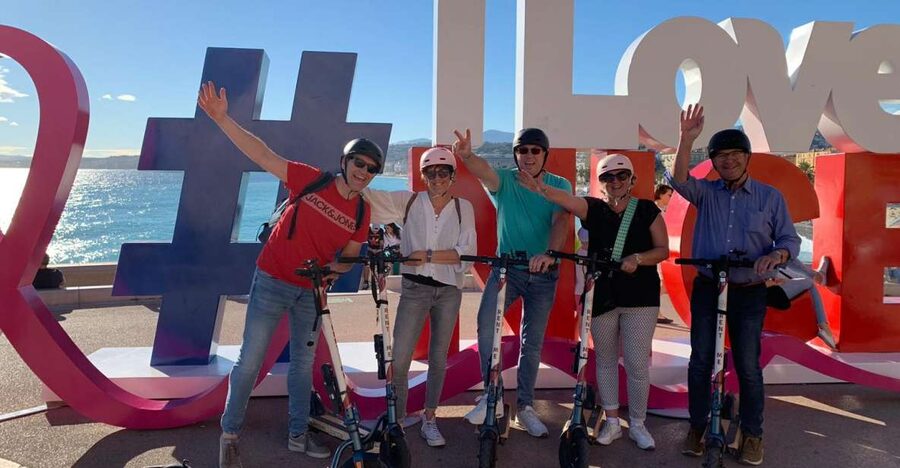 Nice: Must-Sees Electric Scooter Tour - Place Massena, Nice’s grand meeting point