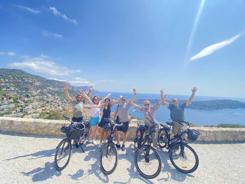 Nice: Panoramic French Riviera E-Bike Tour - Villefranche-sur-Mer and the Saint-Elme citadel