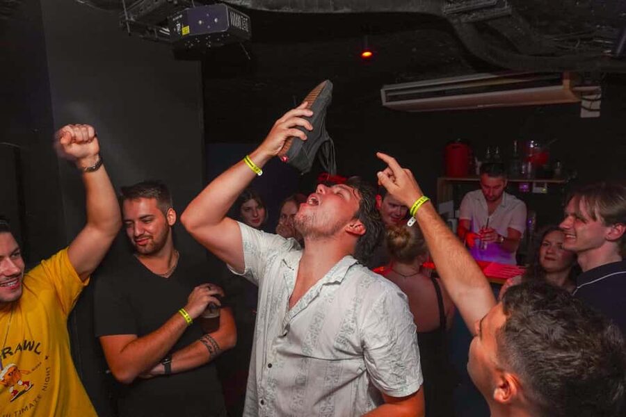 Nice: Party Bar Crawl with Club VIP, 6 Shots, and Games - The nightclub finish is the main selling point