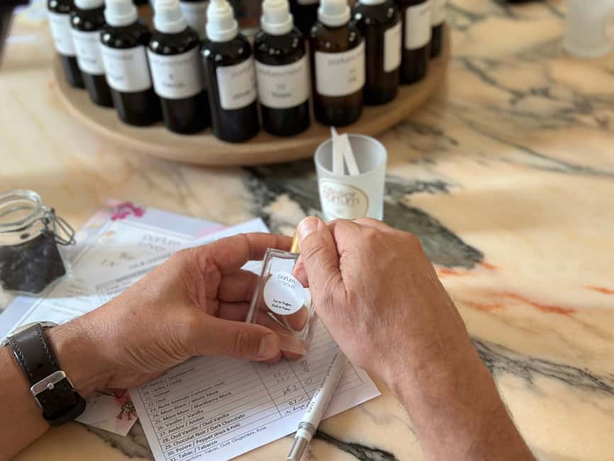 Nice: Perfume Creation Workshop - Language, timing, and small practical details