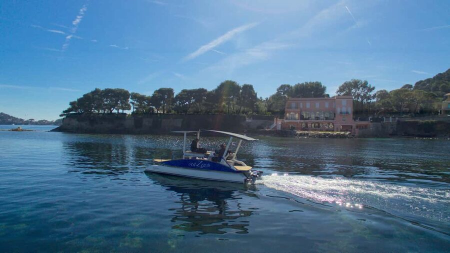 Nice: Private French Riviera Solar Boat Cruise - One Hour or Two Hours Along the Côte d’Azur