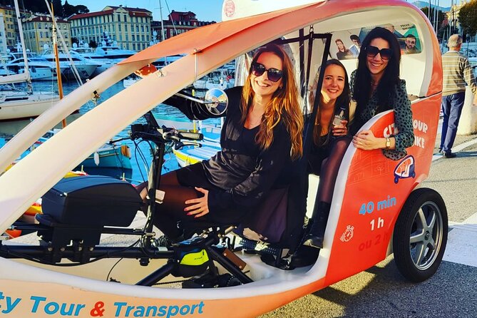 Nice: Visit of Nice by electrically assisted bike taxi 1 hour. - Why an electric bike taxi works well in Nice