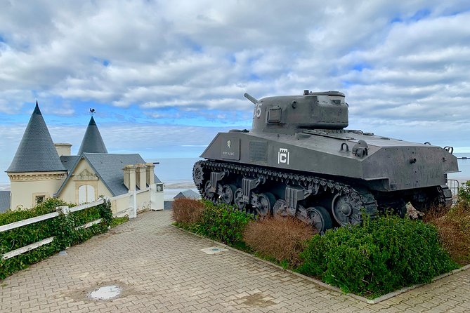Normandy Battlefields D-Day Private Trip with VIP Services from Paris - Arromanches and the remains of the artificial harbor