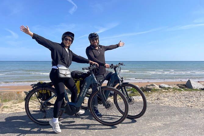 Normandy Guided E-bike tour to Omaha Beach / private tour - The German bunker above Omaha Beach