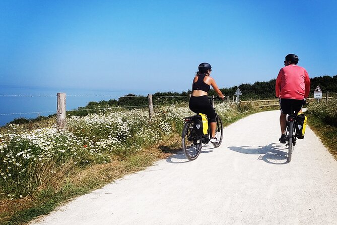 Normandy Guided E-bike tour to Omaha Beach / private tour - One hour at the American Cemetery