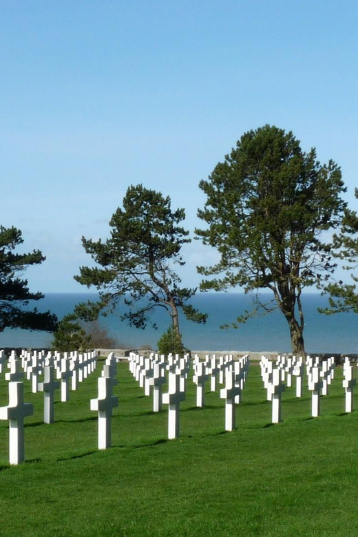 Normandy World War II Private 2 Hours Sidecar Tour Bayeux - The American Cemetery and the human cost of war