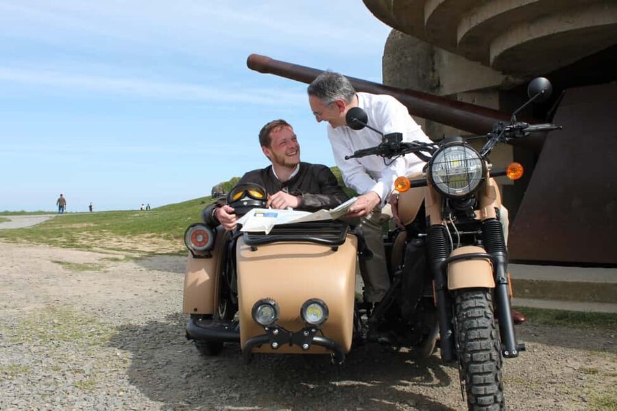 Normandy World War II Private 2 Hours Sidecar Tour Bayeux - The ride from Bayeux through Normandy country lanes