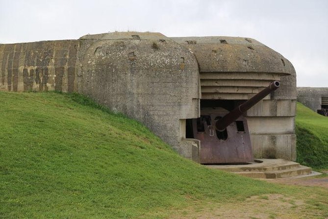 Normandy WW2 British Jeep Tour - Arromanches and the Mulberry Harbour remains