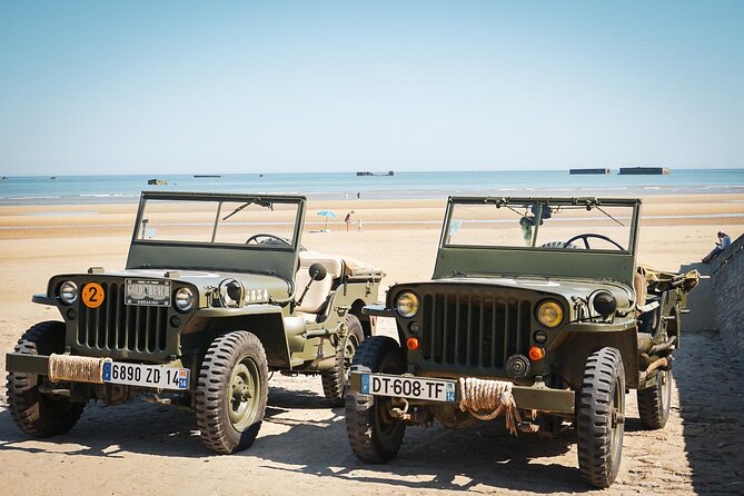 Normandy WW2 Classic Jeep Tour - Omaha Beach and WN 60