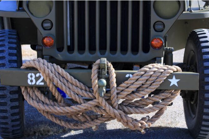Normandy WW2 Full Day Classic Jeep Tour - Longues-sur-Mer, a clear look at the Atlantic Wall