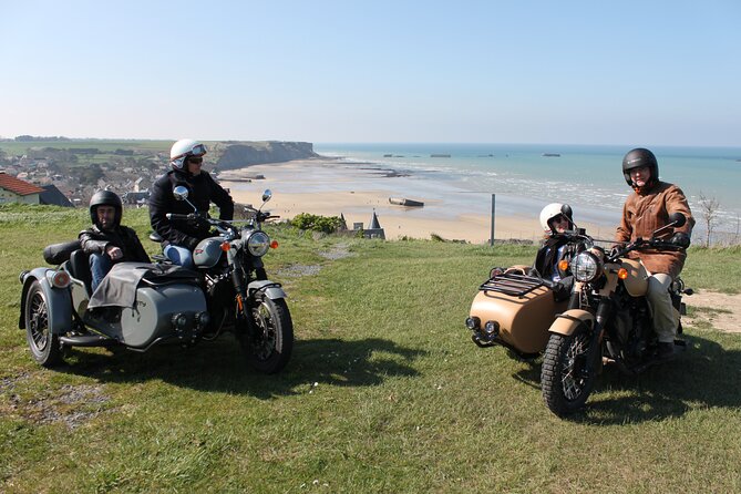 Normandy WWII Private Half-day Sidecar Tour From Bayeux - Arromanches and the Remains of Mulberry Harbour