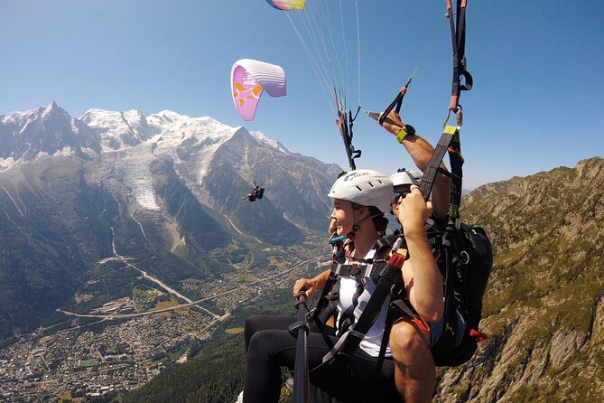 Paragliding Tandem Flight over the Alps in Chamonix - Launching from Brévent above Chamonix