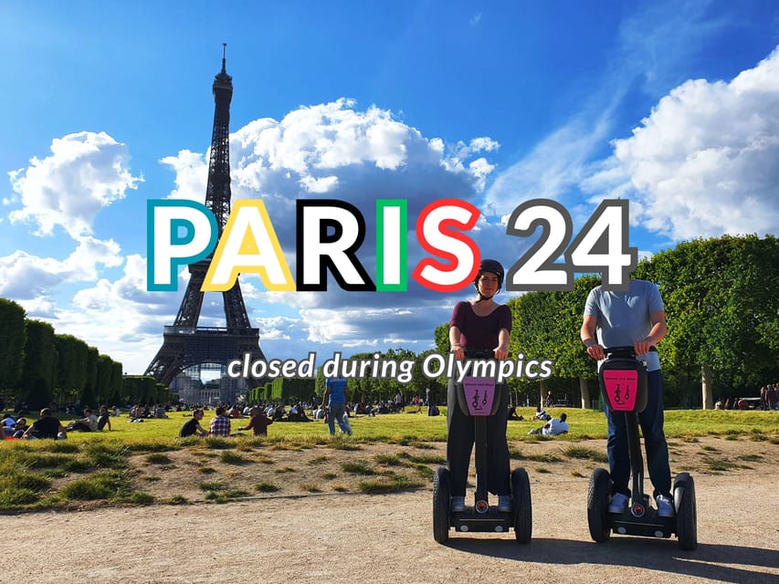 Paris: 1,5 hour Guided Segway Tour - École-Militaire and the view toward the Eiffel Tower