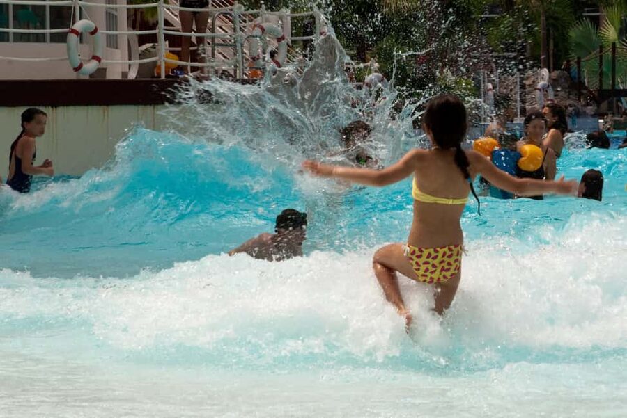Paris: Aquaboulevard Water Park Entrance Ticket - The Sandy Beach Is More Than Decoration