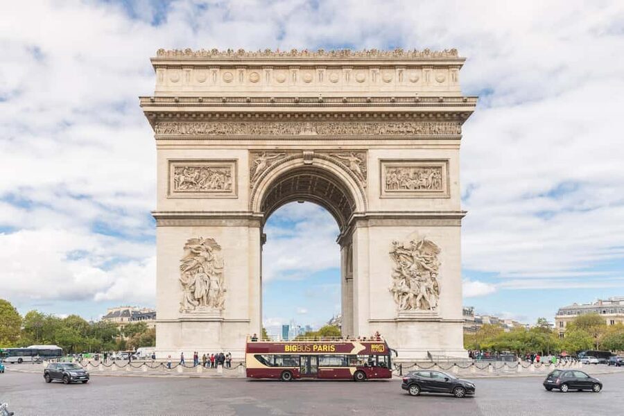 Paris: Arc de Triomphe Ticket & Big Bus Hop-on Hop-off Tour - What this Paris day actually gives you