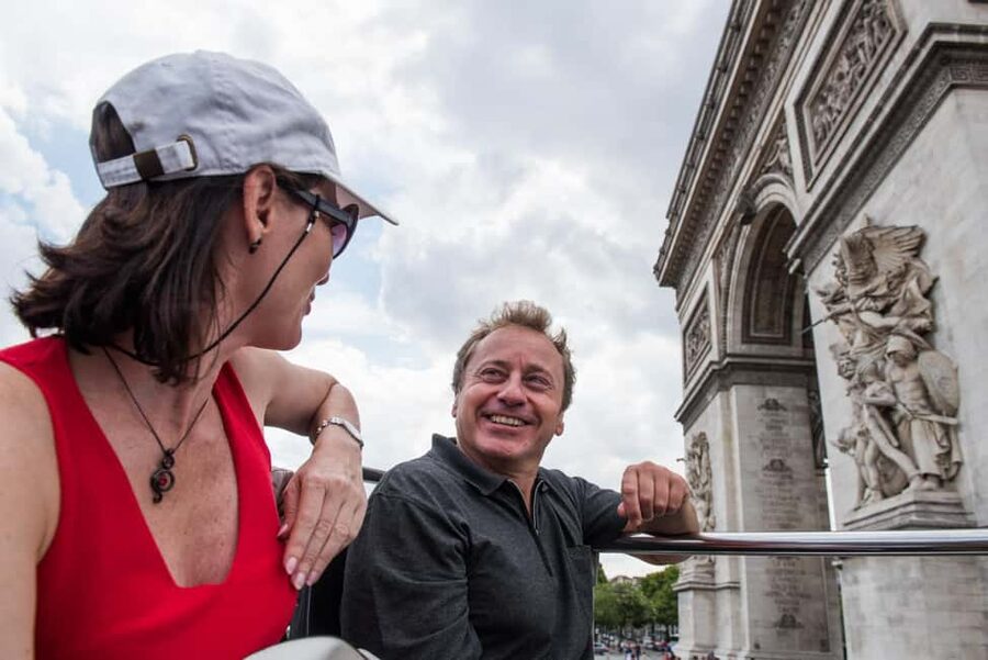 Paris: Arc de Triomphe Ticket & Big Bus Hop-on Hop-off Tour - Weather, comfort, and accessibility