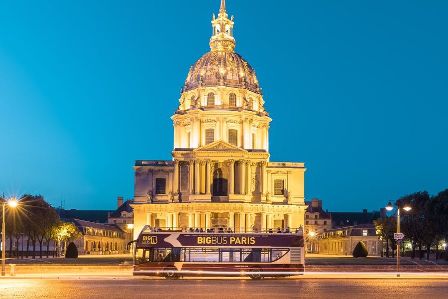 Paris: Big Bus Hop-on Hop-off Tour & Panoramic Night Tour - The panoramic night tour at 20:15 or 21:15