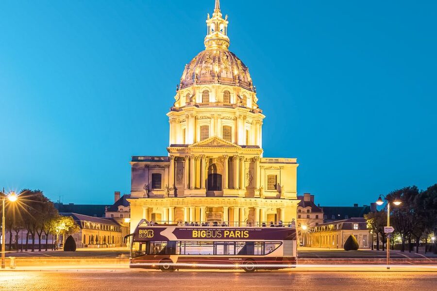 Paris: Big Bus Panoramic Night Tour by Open-Top Bus - The Eiffel Tower finale