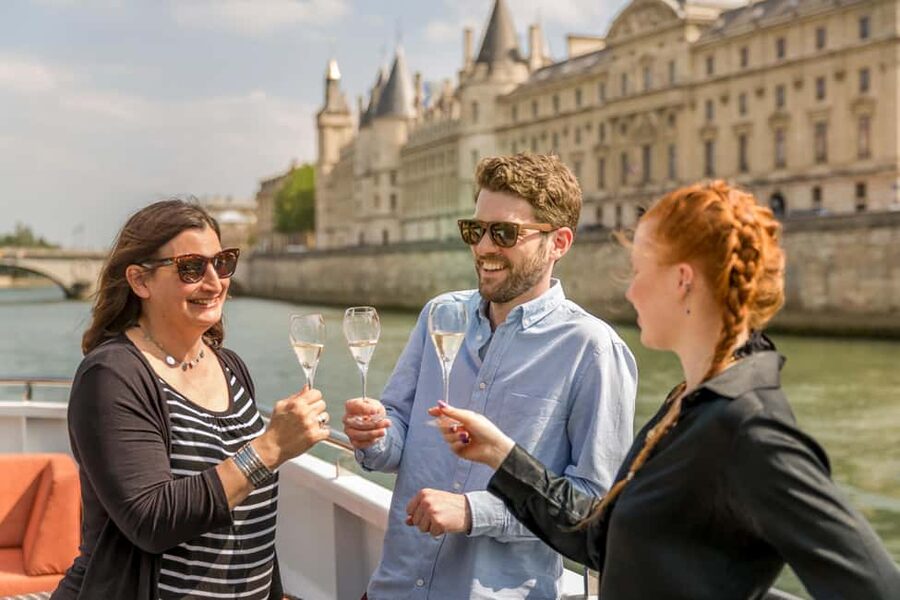 Paris: Champagne Tasting Cruise Departure from Eiffel Tower - Key points at a glance