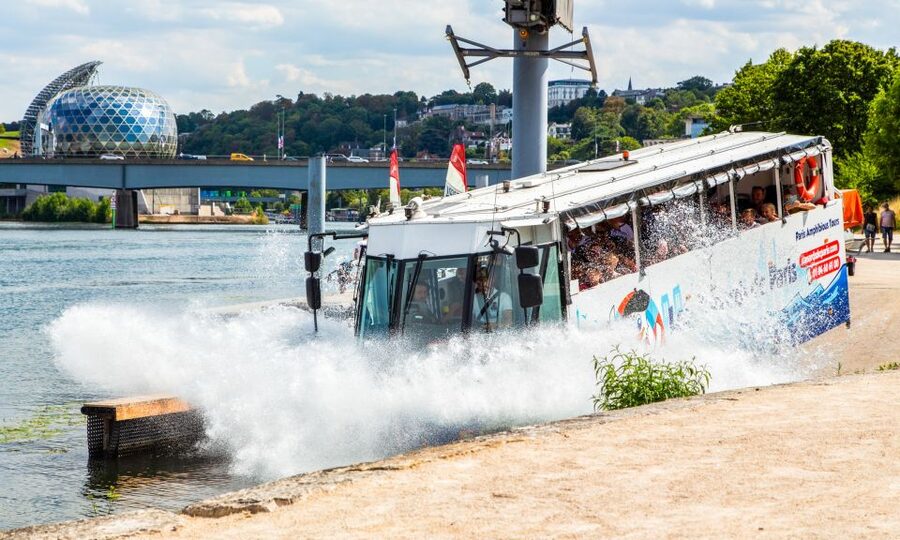 Paris: City and River Seine Tour on an Amphibious Bus - Timing, meeting point, and practical value
