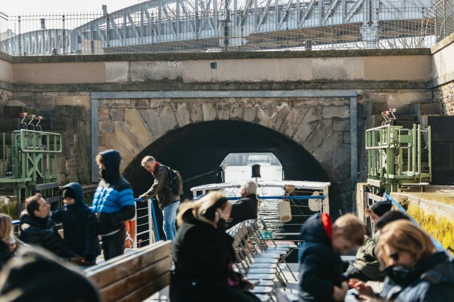 Paris: Cruise on the Saint-Martin Canal and the Seine River - Emerging at the Arsenal and reaching Bastille