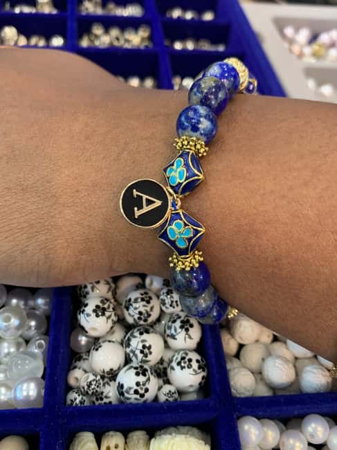 Paris: Custom Souvenir Bracelet Workshop - The finished bracelet and gift package