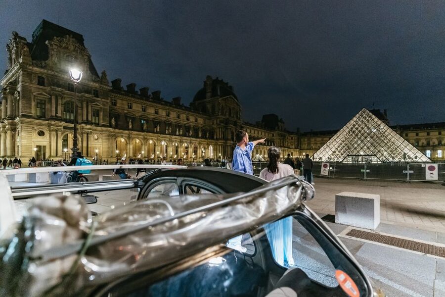 Paris: Discover Paris by Night in a Vintage Car with a Local - Hotel pickup makes the evening easy