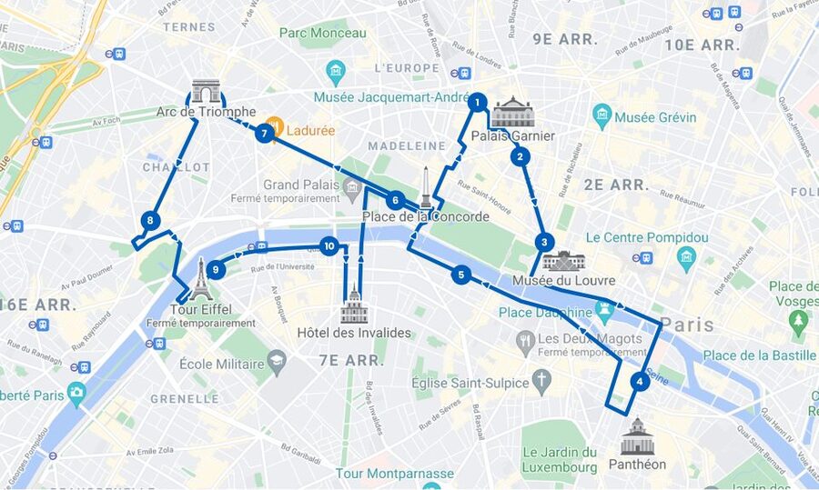 Paris: Discovery Hop-On Hop-Off and Paris by Night Tour - Concorde, the Champs-Élysées, and the Arc de Triomphe