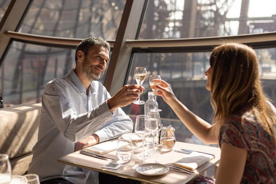 Paris: Eiffel Tower's Madame Brasserie 3-course lunch 12:00 - A noon lunch inside the Eiffel Tower