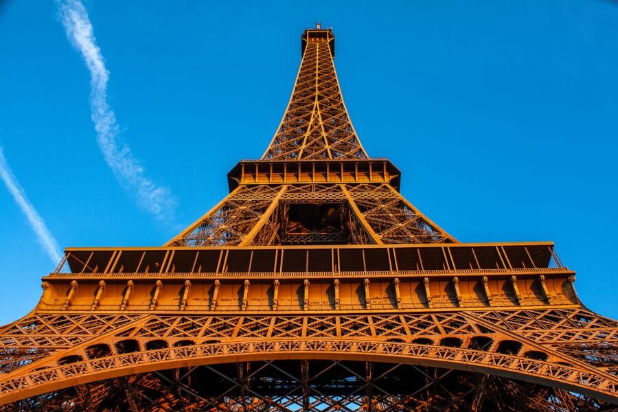 Paris: Eiffel Tower Stairs Climb to Level 2 & Summit Option - The first floor and its 57-meter glass floor