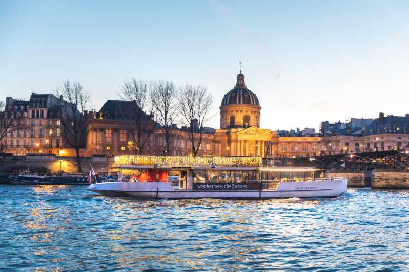 Paris: Evening River Cruise with Music - A calm start beneath the Eiffel Tower