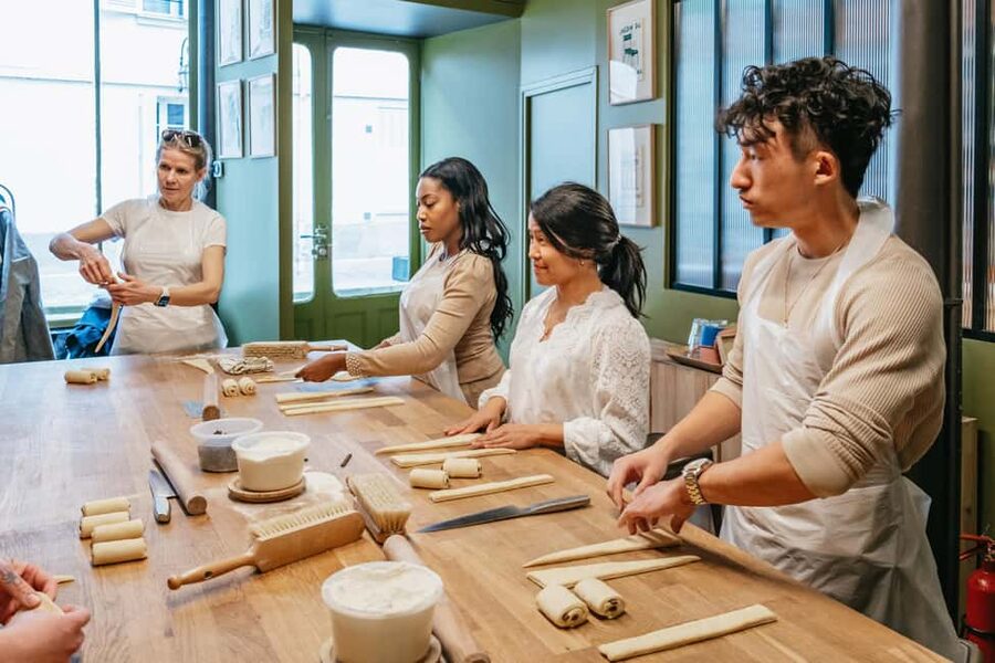 Paris: French Croissant Baking Class with a Chef - Croissants, pain au chocolat, and cinnamon swirls