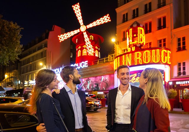 Paris Illuminations Tour with Moulin Rouge Show and Cruise Option - Féerie, Champagne, and shared tables