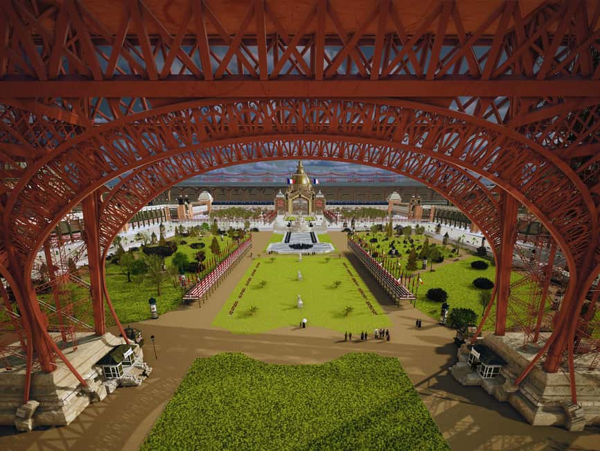 Paris : Immersive Eiffel Tower tour with virtual reality - Finishing at the Eiffel Tower without going inside